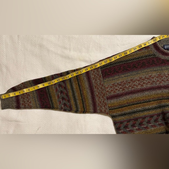 LANDS END Shetland 100% wool LARGE Sweater for LADIES made in United Kingdom - Picture 6 of 7